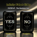 Infinity Fidget Slider FATEFLIP Oracle Slider EDC Magnetic Mechanical Fidget Toy Stress Relief Toy Desk Toy Decision Maker