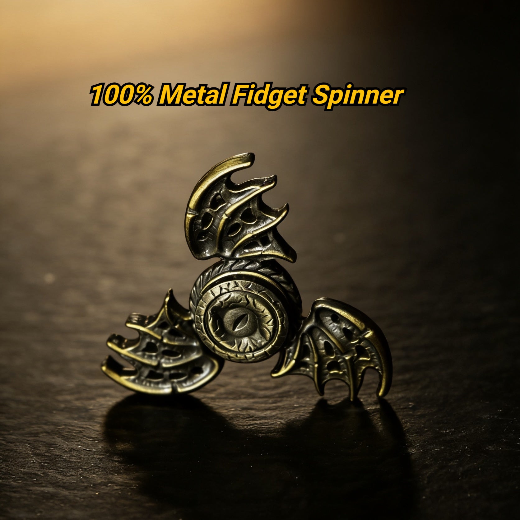 Dragon Wing Fidget Spinner 100% Metal EDC Hand Exercise Gadget Fingertip Toy Stress Relief Toy