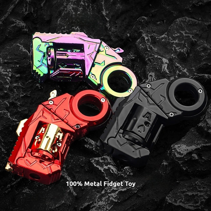 AGT-011 Pocket Size Mini Metal Blaster Stress Relief Toy Emittable Fingertip Toys Heavyweight Fidget Toys