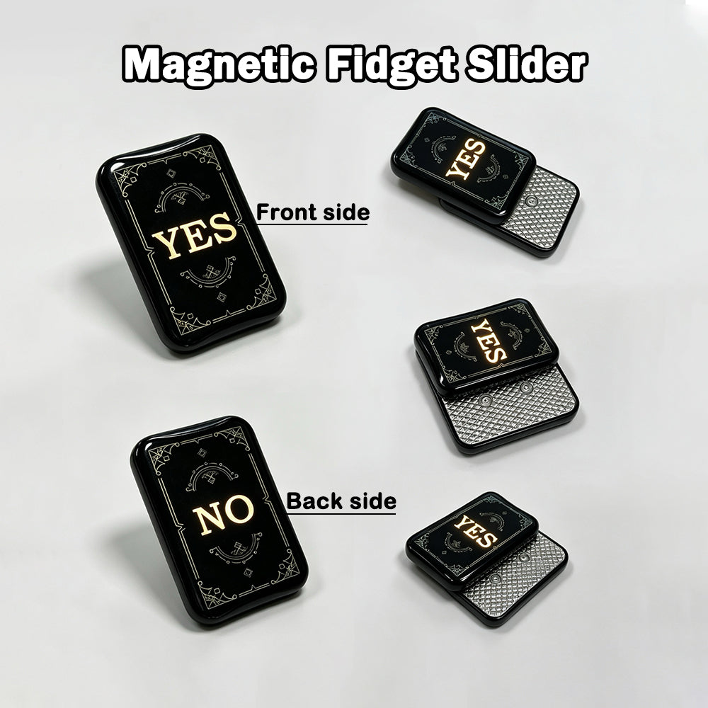 Infinity Fidget Slider FATEFLIP Oracle Slider EDC Magnetic Mechanical Fidget Toy Stress Relief Toy Desk Toy Decision Maker