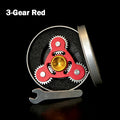 100% Metal EDC Gears Linkage Fidget Spinner Fidget Gyro Toy Metal Hand Spinner Stress Relief Toy, Focus Meditation, Break Bad Habits, ADHD outdoorfun
