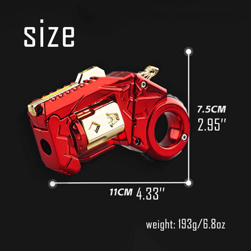 AGT-011 Pocket Size Mini Metal Blaster Stress Relief Toy Emittable Fingertip Toys Heavyweight Fidget Toys