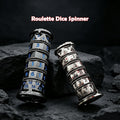 100% Metal Roulette Dice Spinner DND Dice Set 7 In 1 Fidget Spinner Fate Dice Fidget Toy For Ttrpg, Game Night, Collection, Tabletop Accessories, Gift