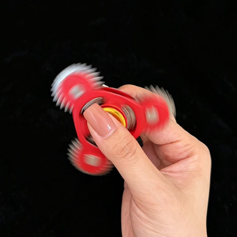 100% Metal EDC Gears Linkage Fidget Spinner Fidget Gyro Toy Metal Hand Spinner Stress Relief Toy, Focus Meditation, Break Bad Habits, ADHD outdoorfun