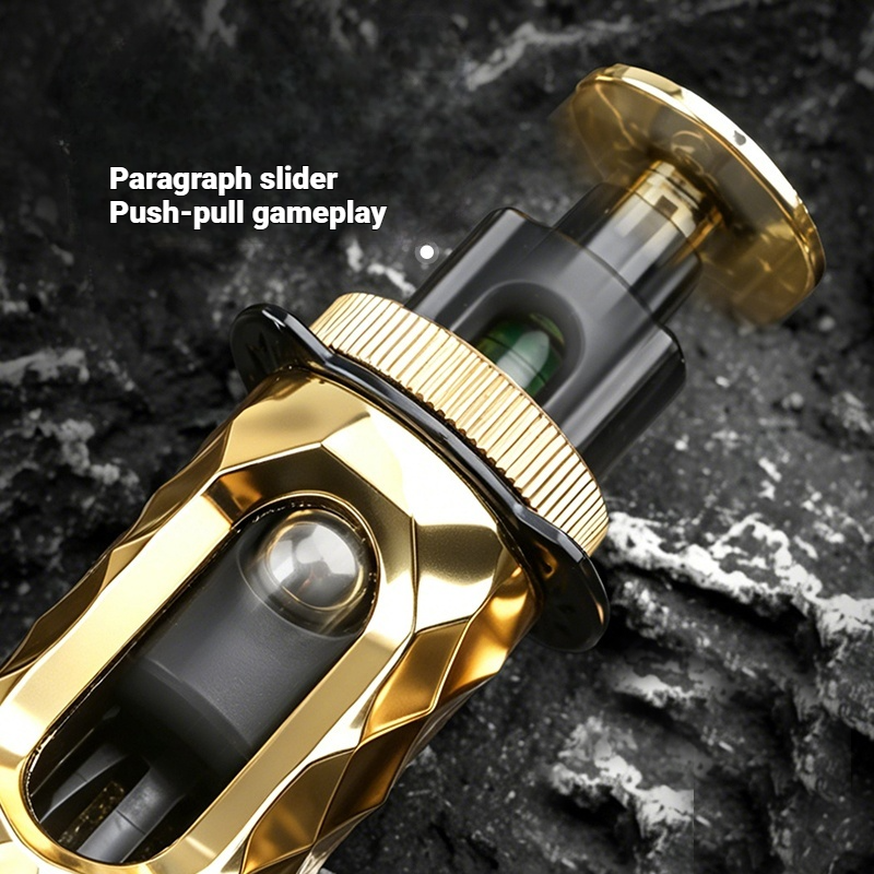 AGT-013 100% Metal Cyber Gun Toy Stress Relieving Toy Fidget Toy EDC Stress Reliever with Shell Ejection