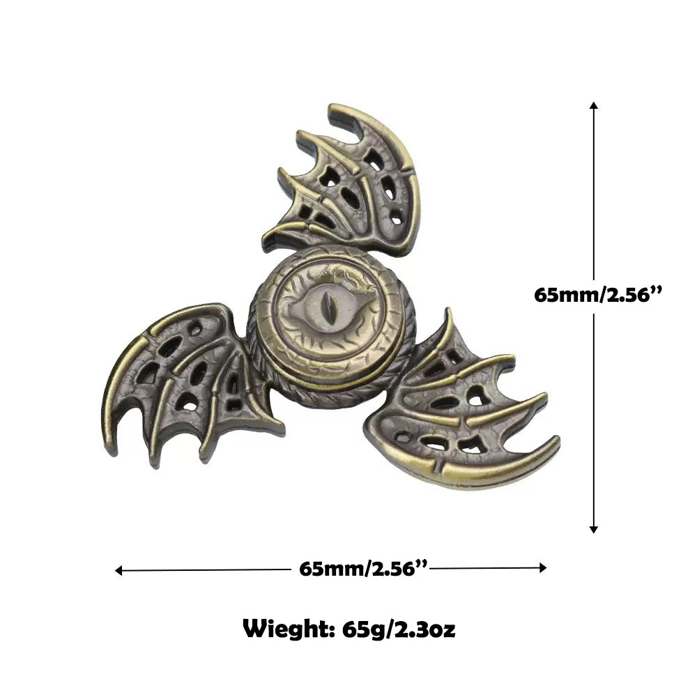 Dragon Wing Fidget Spinner 100% Metal EDC Hand Exercise Gadget Fingertip Toy Stress Relief Toy