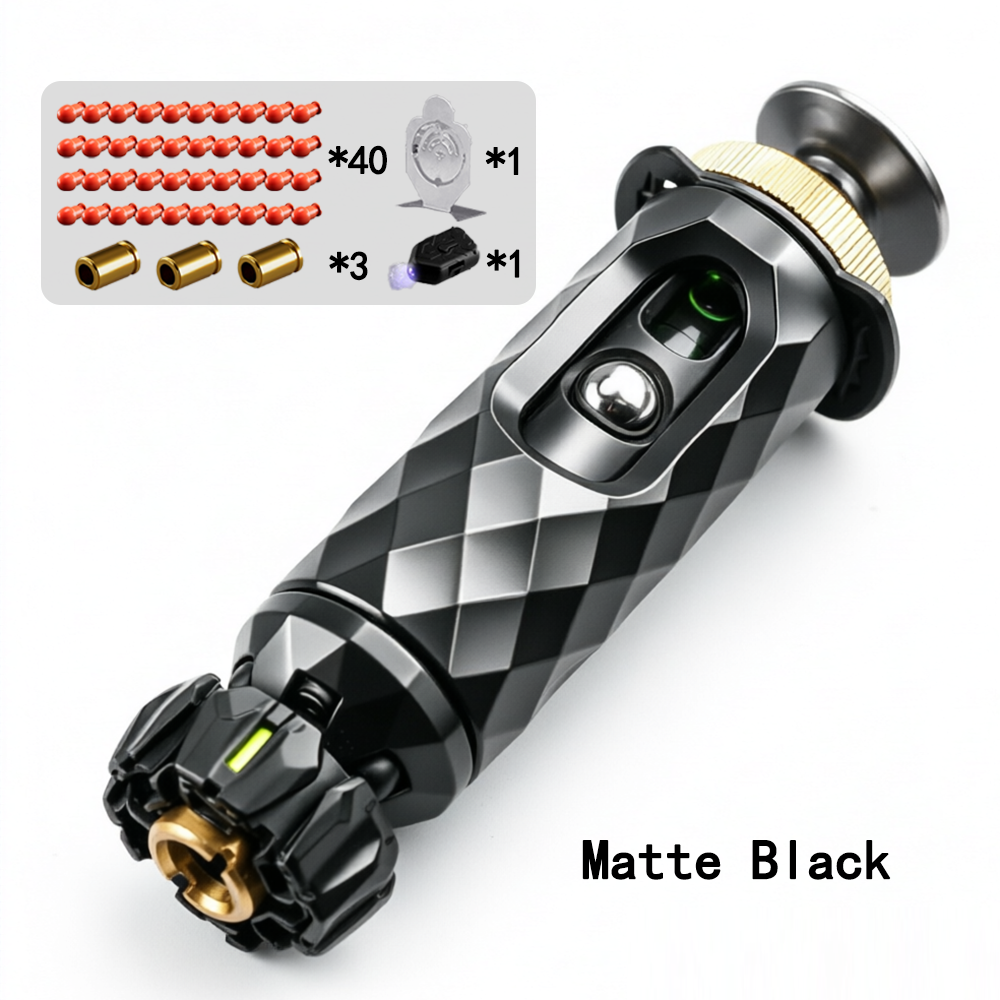 AGT-013 100% Metal Cyber Gun Toy Stress Relieving Toy Fidget Toy EDC Stress Reliever with Shell Ejection