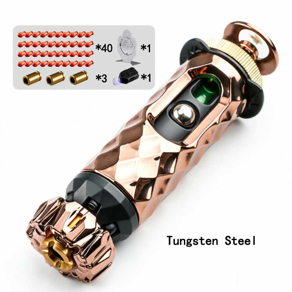 AGT-013 100% Metal Cyber Gun Toy Stress Relieving Toy Fidget Toy EDC Stress Reliever with Shell Ejection