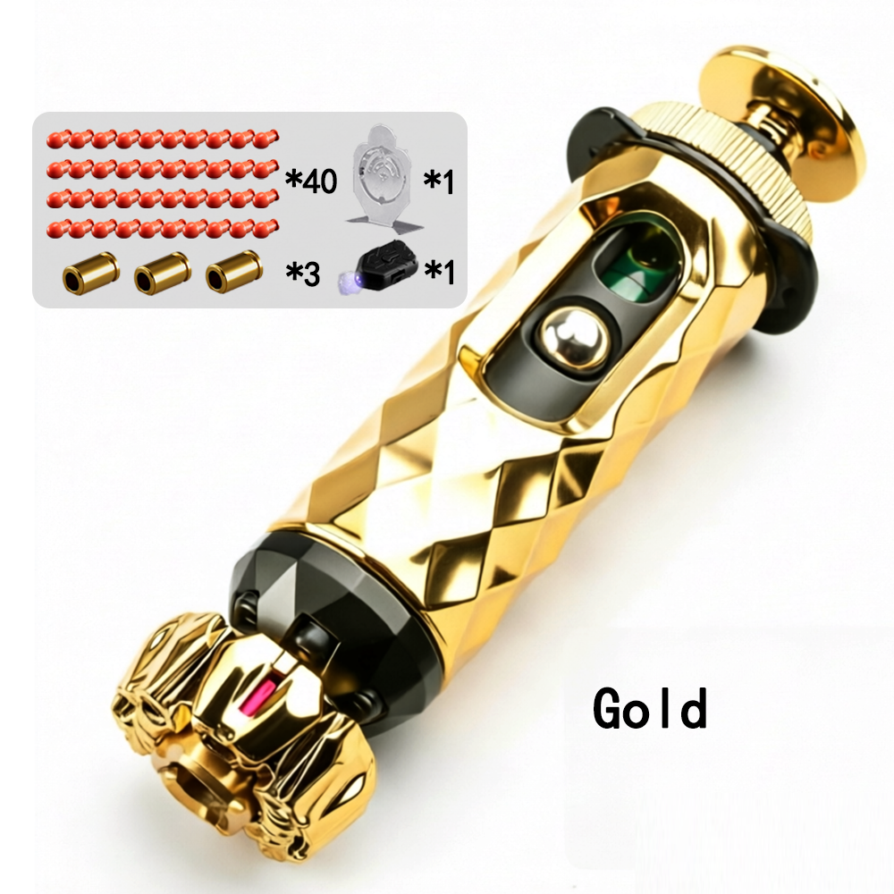 AGT-013 100% Metal Cyber Gun Toy Stress Relieving Toy Fidget Toy EDC Stress Reliever with Shell Ejection
