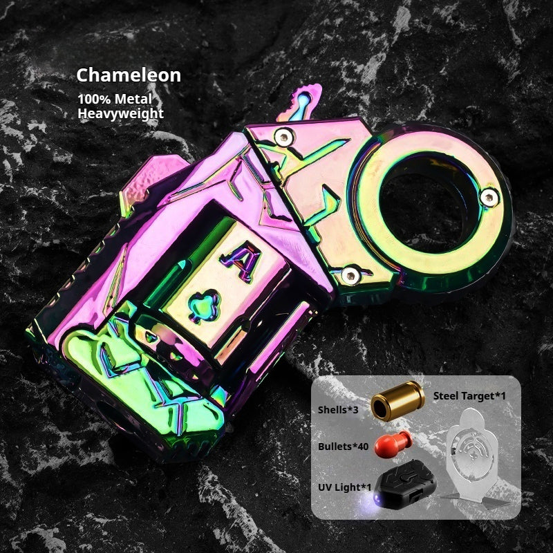 AGT-011 Pocket Size Mini Metal Blaster Stress Relief Toy Emittable Fingertip Toys Heavyweight Fidget Toys