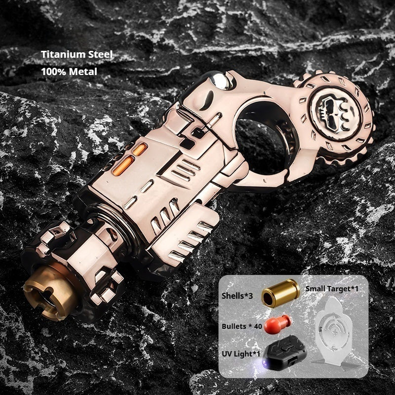 AGT-009 Mini Metal Shotgun Stress Relief Toy Emittable Fingertip Toys Heavyweight Fidget Toys